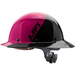DAX FIFTY50 Fiber Resin Full Brim Hard Hat - Pink/Black