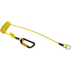 DBI-SALA Hook2Quick Ring Coil Tether with Tail (2lb Rated)