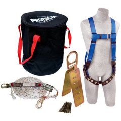 Protecta Roofer's Fall Protection Kit in a Bag (50' Rope)