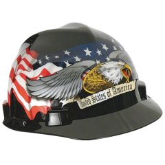 MSA V-Gard Cap Style Hard Hat - American Eagle