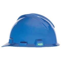 MSA V-Gard Hard Hat Slotted Cap - Blue