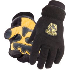 Black Stallion Fuzzy Hand Max Water Resistant Winter Gloves - Large