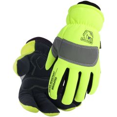 Black Stallion FlexHand Hi-Vis Winter Mechanic's Gloves - Large