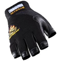 Setwear Leather Fingerless Gloves - Medium