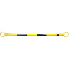 VizCon 4' - 6.5' Black & Yellow Retractable Cone Bar