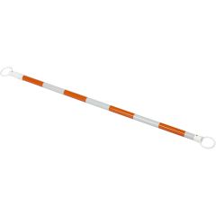VizCon 5.5' - 10.5' Orange & White Retractable Cone Bar