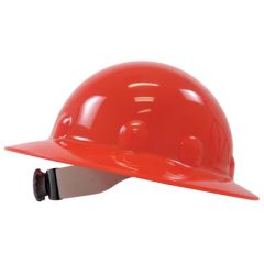 Fibre-Metal Full Brim Hard Hat with Ratchet Suspension - Orange