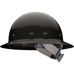 Fibre-Metal Full Brim Hard Hat with Swingstrap Suspension - Black