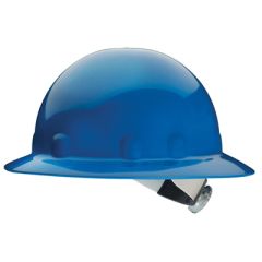 Fibre-Metal Full Brim Hard Hat with Swingstrap Suspension - Blue
