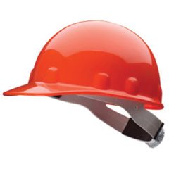 Fibre-Metal Cap Style Hard Hat with Ratchet Suspension - Orange