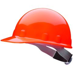 Fibre-Metal Cap Style Hard Hat with Ratchet Suspension - Hi-Viz Orange