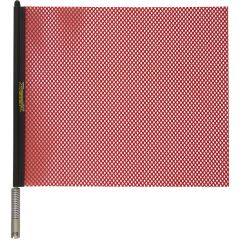 18" Red Quickmount Warning Flag Assembly