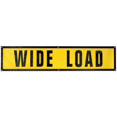 18" x 84" Mesh "Wide Load" Sign with Grommets