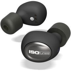 ISOtunes FREE Wireless Bluetooth Earbuds - NRR22 - Black