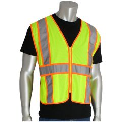 PIP® ANSI Class 2 Expandable Safety Vest - Hi-Viz Yellow - One Size