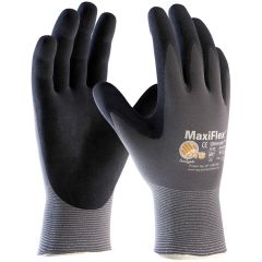 ATG MaxiFlex Ultimate Seamless Nylon/Lycra Gloves with Nitrile Palm - Medium