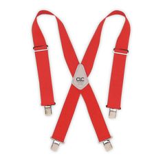 CLC Heavy Duty Work Suspenders (Red)