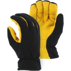 Majestic Deerskin Winter Driver Gloves - Large