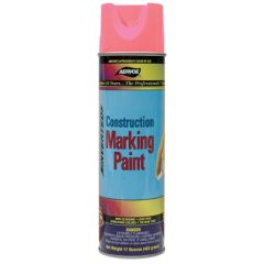 Aervoe Inverted Construction Marking Paint - Fluoro Pink (17 oz) Case/12