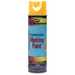 Aervoe Inverted Construction Marking Paint - Yellow (17 oz) Case/12
