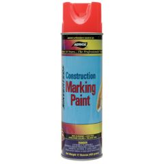 Aervoe Inverted Construction Marking Paint - Red (17 oz) Case/12