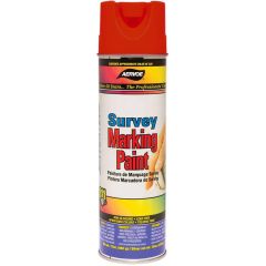 Aervoe Inverted Survey Marking Paint - High Delivery Red (17 oz) Case/12