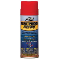 Aervoe Rust Proof Paint - Safety Red (12 oz) Case/12
