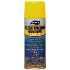 Aervoe Rust Proof Paint - Safety Yellow (12 oz) Case/12