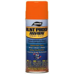 Aervoe Rust Proof Paint - Safety Orange (12 oz) Case/12
