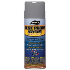 Aervoe Rust Proof Paint - Safety Aluminum (12 oz) Case/12
