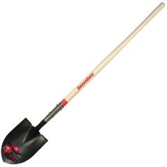 Razor-Back Round Point Shovel with 48" Wood Handle