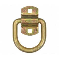 Buyers 1/2" Bolt-On Lashing D-Ring - Yellow Zinc Plated (WLL 4080 lbs)