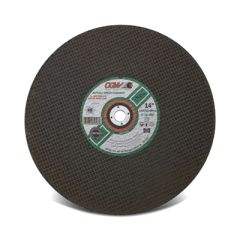 14" Type 1 CGW Depressed Center Grinding Wheel, 20mm Arbor Size, 5/32" Thickness