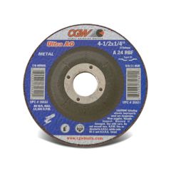 6" Type 27 CGW Depressed Center Grinding Wheel, 7/8" Arbor Size, 1/4" Thickness