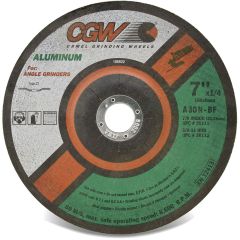CGW Depressed Center Grinding Wheel 5" x 1/4" x 7/8" - Type 27
