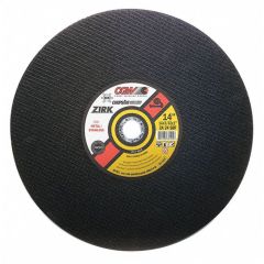 14" Type 1 CGW Chop Saw Wheel, 1" Arbor Size, 3/32" Thickness