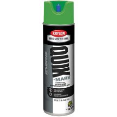 Krylon Quik-Mark™ Inverted Marking Paint - Fluoro Green (Solvent-Based) (17 oz) Case/12