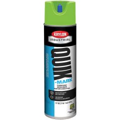 Krylon Quik-Mark™ Inverted Marking Paint - Fluoro Safety Green (Water-Based) (17 oz) Case/12