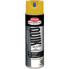 Krylon Quik-Mark™ Inverted Marking Paint - APWA Safety Yellow (Solvent-Based) (17 oz) Case/12