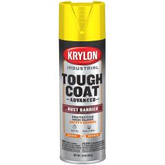 Krylon Tough Coat Advanced Spray Paint - Safety Yellow (15 oz) Case/6