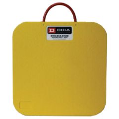 SafetyTech® Medium Duty Yellow Outrigger Pad - 24"X24" (1" Thick)