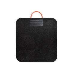 SafetyTech® Medium Duty Black Outrigger Pad - 22"X24" (1" Thick)