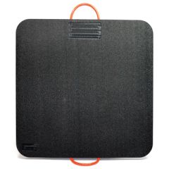 SafetyTech® Medium Duty Black Outrigger Pad - 30"X30" (1.5” Thick)