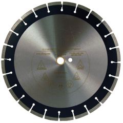 14" Diteq Asphalt Diamond Blade, 1"/20mm, Drive Pin Hole Arbor