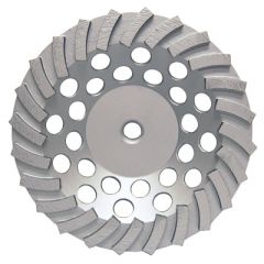 7" Diteq Turbo Cup Wheel, 5/8"-11 Arbor, 12 Segments