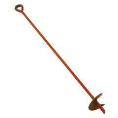 11/16" x 45" Auger Type Earth Anchor with 6" Helix - Painted