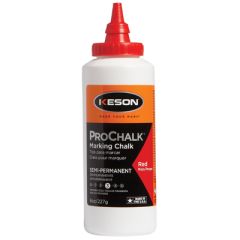 Keson ProChalk Semi-Permanent Marking Chalk 8 oz - Red
