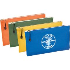 Klein Tools 5140 Canvas Zipper Tool Pouches (4 Pack)