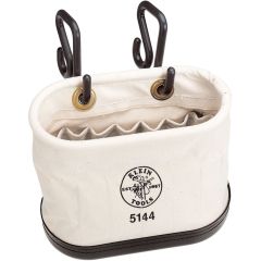 Klein Tools 5144 Canvas Aerial Bucket With Hooks