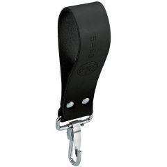 Klein Tools 5458 Leather Loop Snap Hook - Black